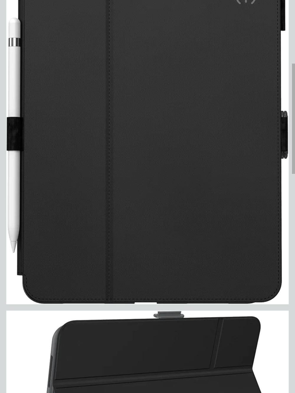 Speck Black Tablet Folio Case with Stylus Loop 12" X 9"